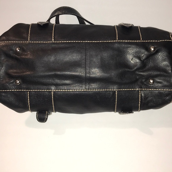 Fossil Black Leather Shoulder Bag - Pre-Owned - Picture 5 of 7